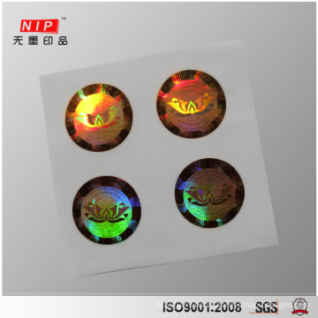 Deep 2D 3D Dot Matrix Hologram Sticker for Perfume